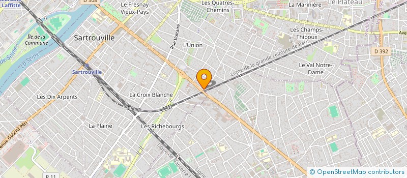 localisation de l'entreprise JS IMMO  SARTROUVILLE