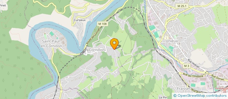 localisation de l'entreprise JS IMMO  SAINT-PAUL-EN-CORNILLON