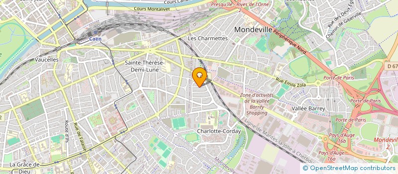 localisation de l'entreprise JS IMMOBILIER à MONDEVILLE
