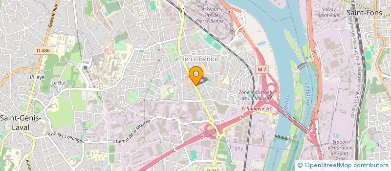 localisation de l'entreprise JS IMMOBILIER PIERRE-BENITE  OULLINS-PIERRE-BENITE