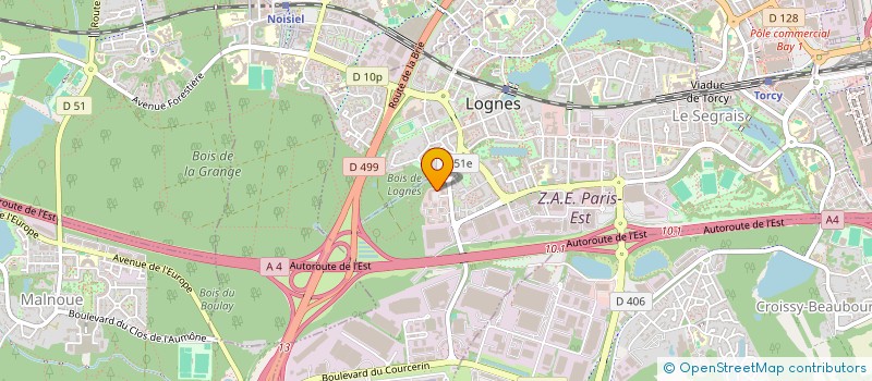 localisation de l'entreprise JS INFO à LOGNES