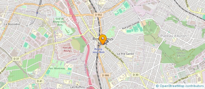 localisation de l'entreprise JS INTERBAT à ROSNY-SOUS-BOIS