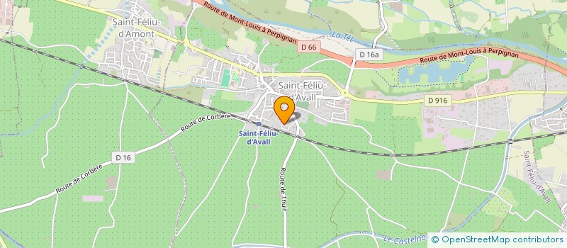 localisation de l'entreprise JS INVEST  SAINT-FELIU-D'AVALL