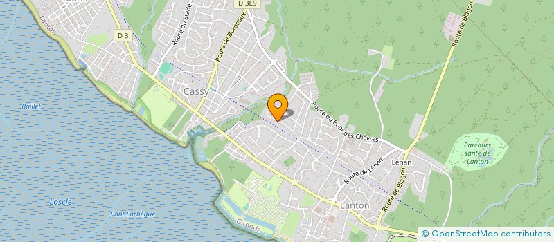 localisation de l'entreprise JS LA GRANDE LANDE  LANTON