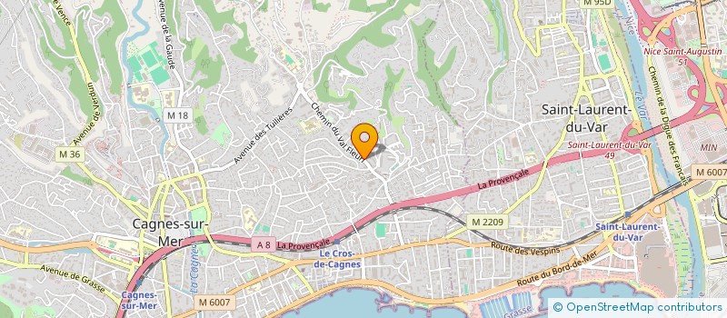 localisation de l'entreprise JS LOCATION IMMOBILIERE à CAGNES-SUR-MER