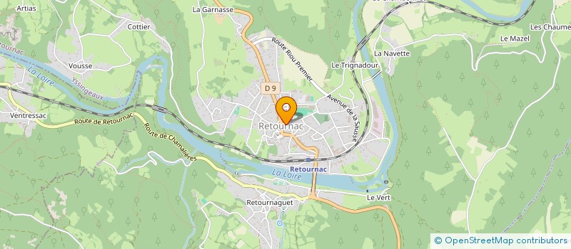 localisation de l'entreprise JS MARKET  RETOURNAC