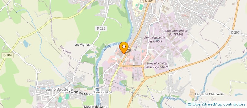 localisation de l'entreprise JS MAXINA  MAYENNE