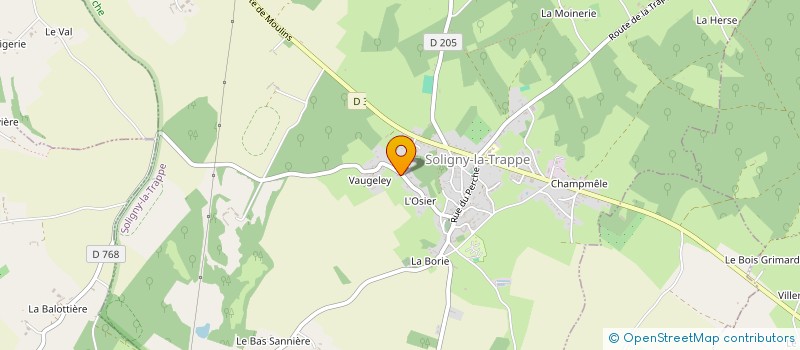 localisation de l'entreprise JS MOTORS 61 à SOLIGNY-LA-TRAPPE