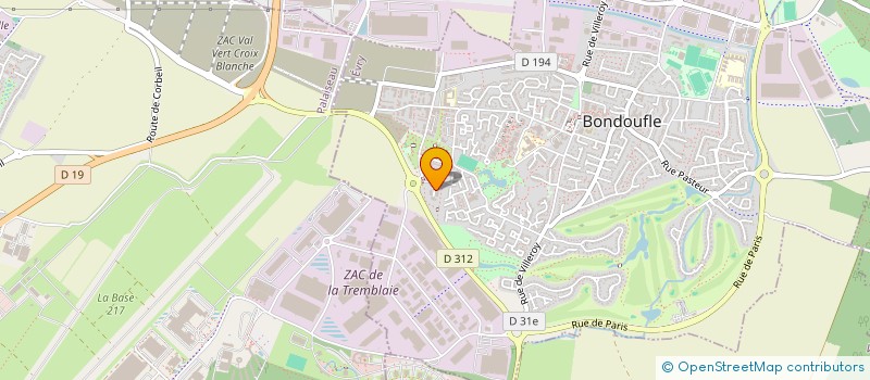 localisation de l'entreprise JS MOTORS à BONDOUFLE