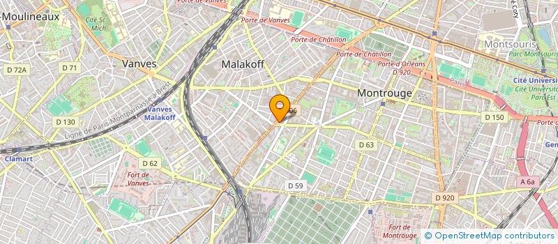 localisation de l'entreprise JS ONE  MONTROUGE