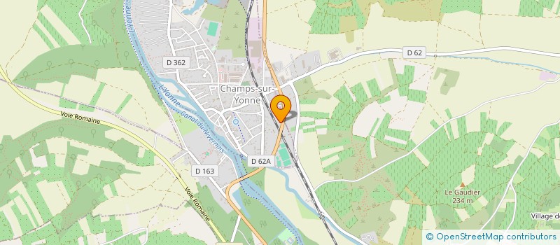 localisation de l'entreprise JS PAREBRISE  AUGY