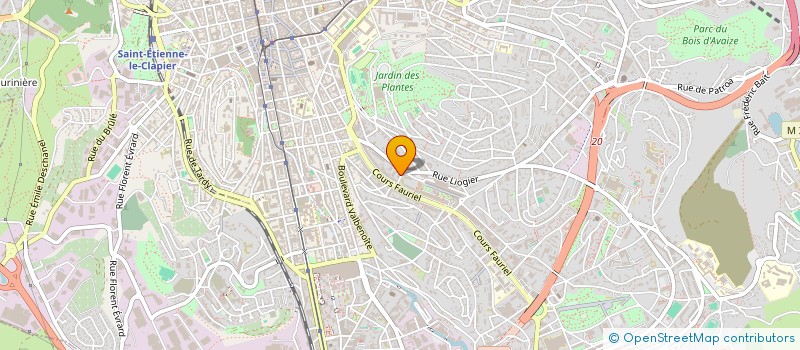 localisation de l'entreprise JS PATRIMOINE  SAINT-ETIENNE