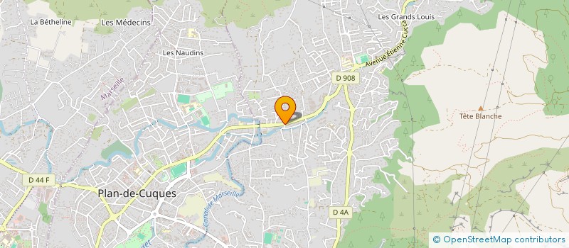 localisation de l'entreprise JS PISCINES  ALLAUCH