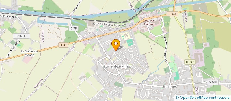 localisation de l'entreprise JS PLAC'ENDUIT  AUCHY-LES-MINES