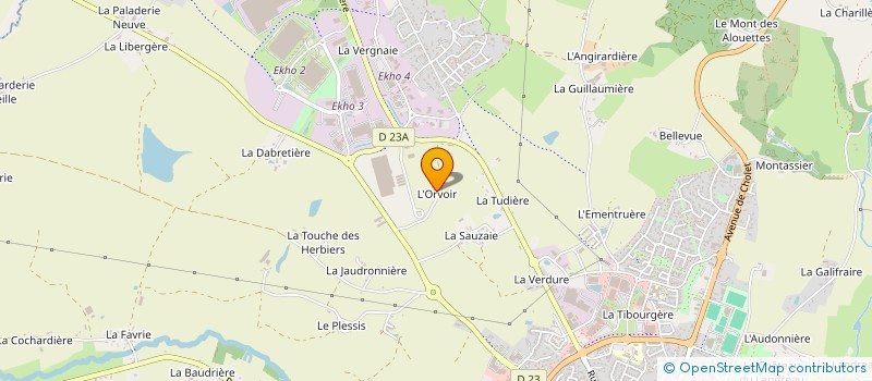 localisation de l'entreprise JS PLATRERIE CARRELAGE à LES HERBIERS