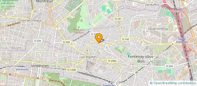 localisation de l'entreprise JS PLOMBERIE à FONTENAY-SOUS-BOIS