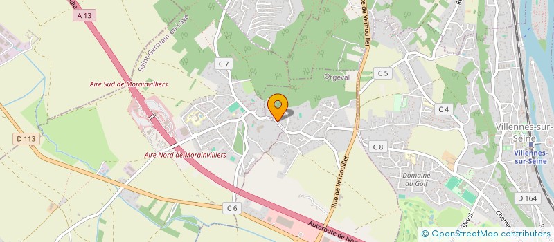 localisation de l'entreprise JS PRODUCTION  ORGEVAL