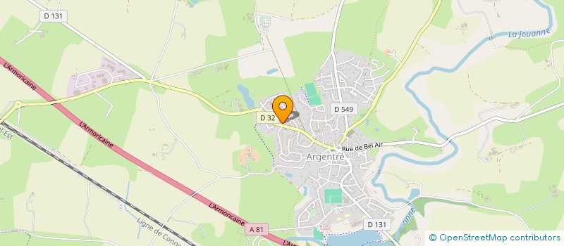 localisation de l'entreprise JS RESEAU  ARGENTRE