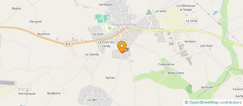 localisation de l'entreprise JS ROCA à NOYAL-PONTIVY