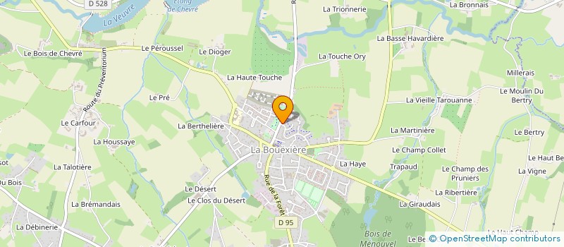 localisation de l'entreprise JS SECOURISME  LA BOUEXIERE