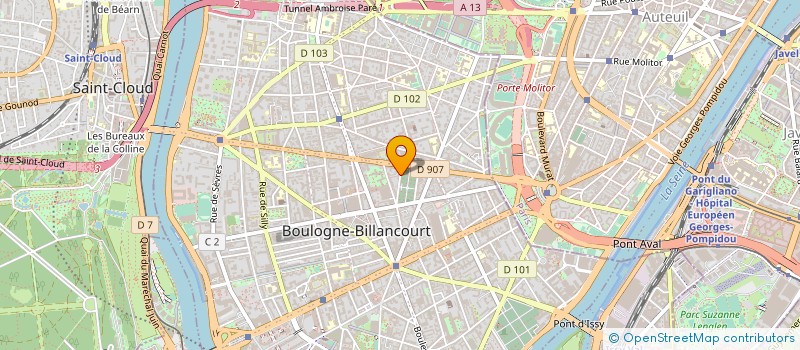 localisation de l'entreprise JS SERVICES à BOULOGNE-BILLANCOURT
