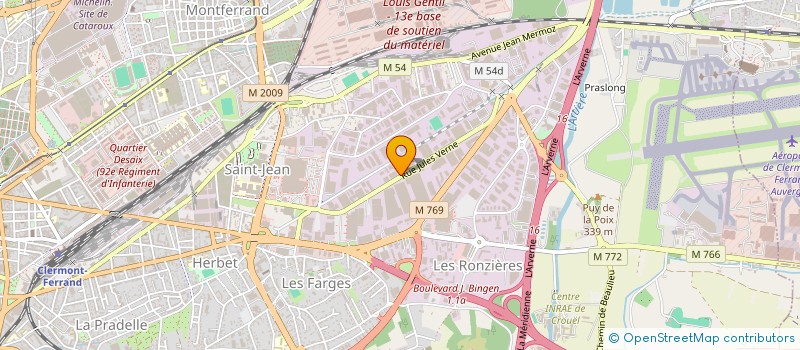 localisation de l'entreprise JS SERVICES  CLERMONT-FERRAND