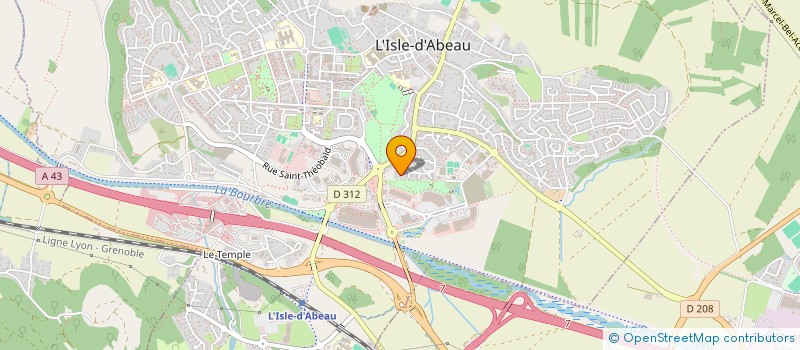 localisation de l'entreprise << JS TP >> à L'ISLE-D'ABEAU