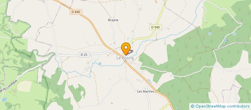 localisation de l'entreprise JS TRADI CHARPENTE  LE BOURG