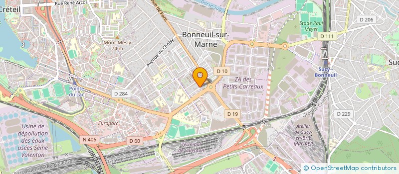 localisation de l'entreprise JS TRANS EXPRESS à BONNEUIL-SUR-MARNE