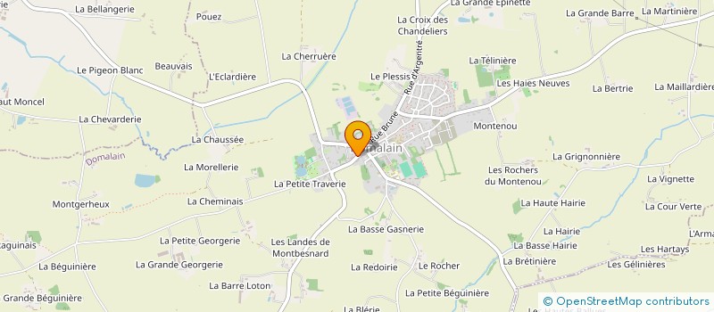 localisation de l'entreprise JS TRAVAUX PUBLICS à DOMALAIN