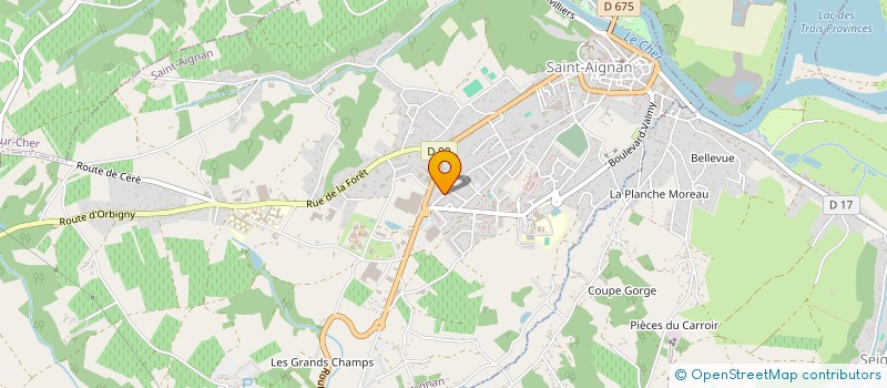 localisation de l'entreprise JS VILLFOUR à SAINT-AIGNAN