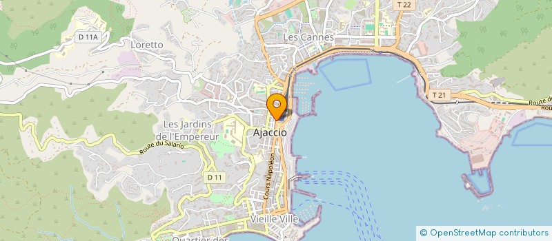 localisation de l'entreprise JS2A  AJACCIO