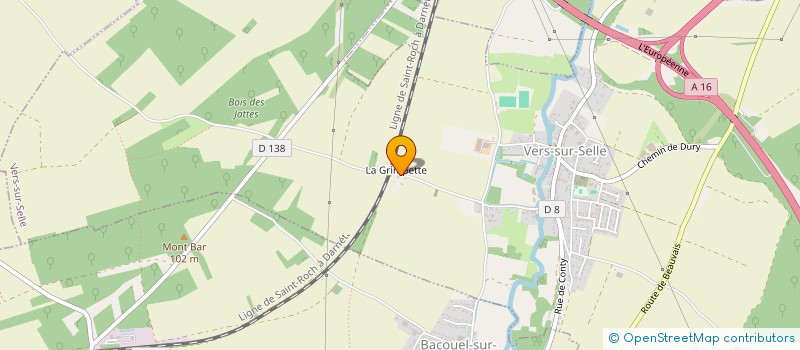 localisation de l'entreprise JS2A HOLDING à VERS-SUR-SELLE