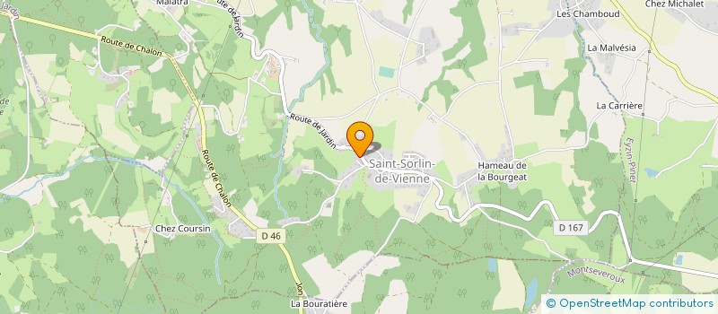 localisation de l'entreprise JS2D  SAINT-SORLIN-DE-VIENNE