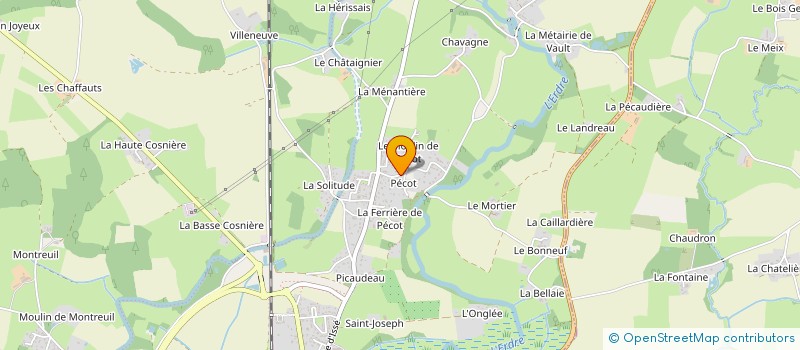 localisation de l'entreprise JS2H  NORT-SUR-ERDRE