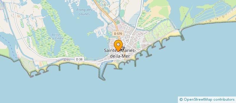localisation de l'entreprise JS2L à SAINTES-MARIES-DE-LA-MER
