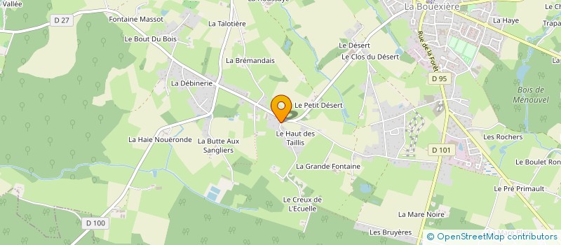 localisation de l'entreprise JS2L  LA BOUEXIERE