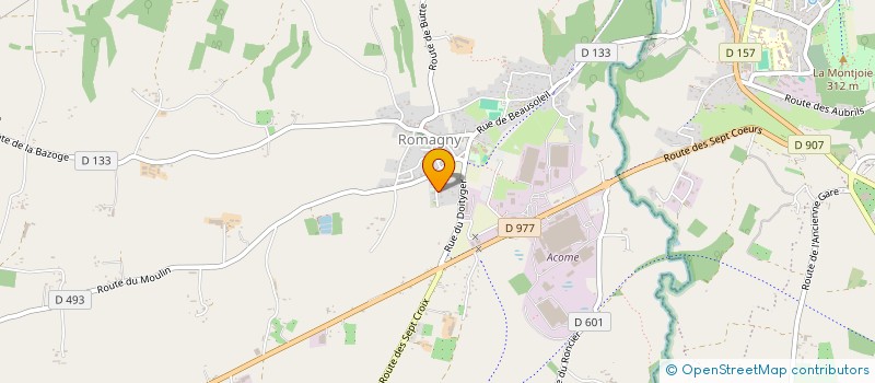 localisation de l'entreprise JS2M  ROMAGNY FONTENAY