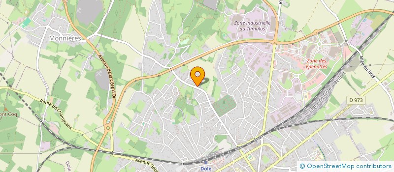 localisation de l'entreprise JS4L à DOLE