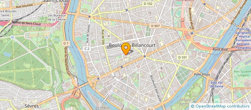 localisation de l'entreprise JSA à BOULOGNE-BILLANCOURT