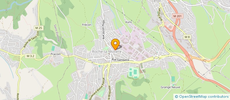 localisation de l'entreprise JSA à ROCHE-LA-MOLIERE