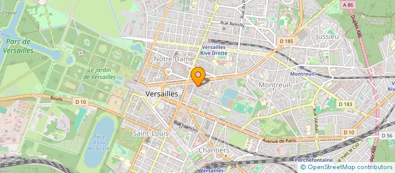 localisation de l'entreprise JSA à VERSAILLES