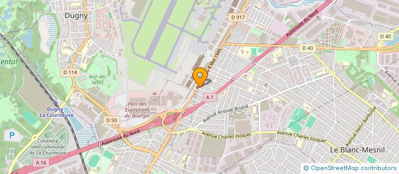 localisation de l'entreprise JSA à LE BLANC-MESNIL