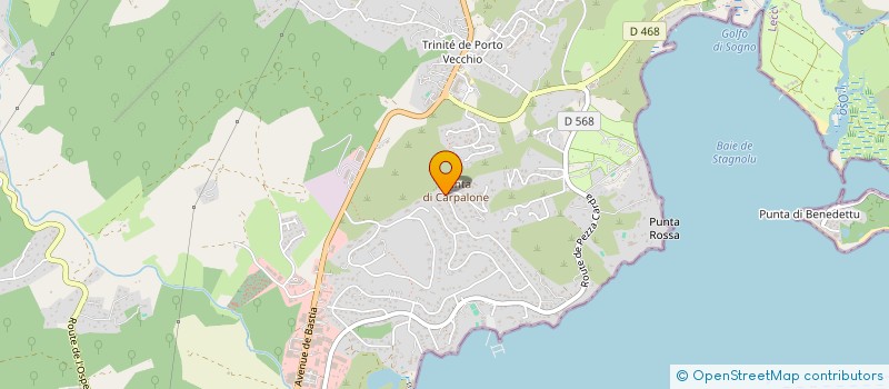localisation de l'entreprise JSA à PORTO-VECCHIO