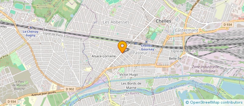 localisation de l'entreprise JSA AUTOMOBILES à CHELLES