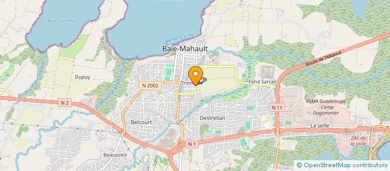 localisation de l'entreprise JSA ENERGY 32  BAIE MAHAULT