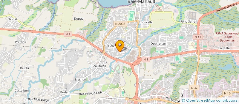 localisation de l'entreprise JSA ENERGY 42  BAIE MAHAULT