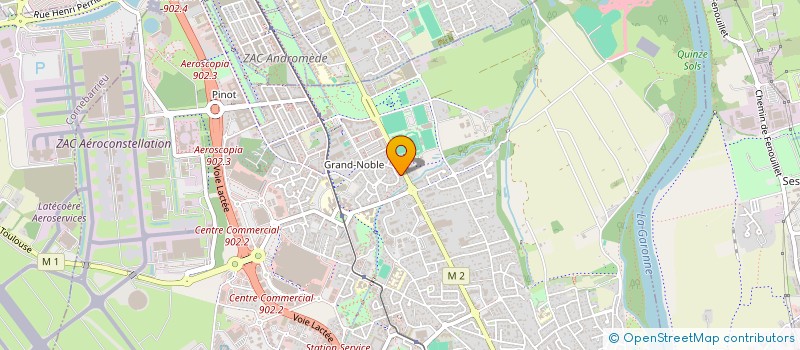 localisation de l'entreprise JSA FINANCES  BLAGNAC