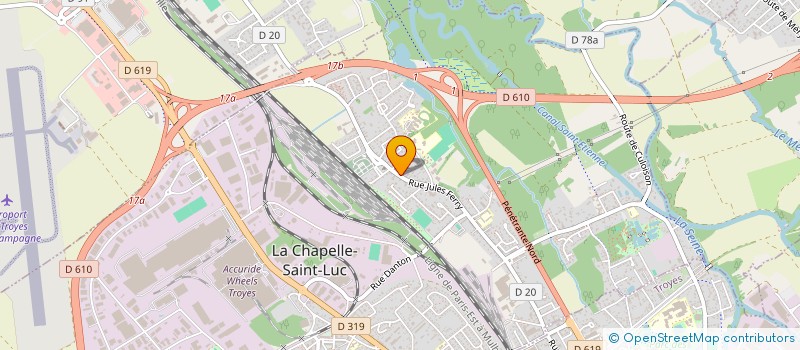 localisation de l'entreprise JSA - PERELLO  LA CHAPELLE-SAINT-LUC