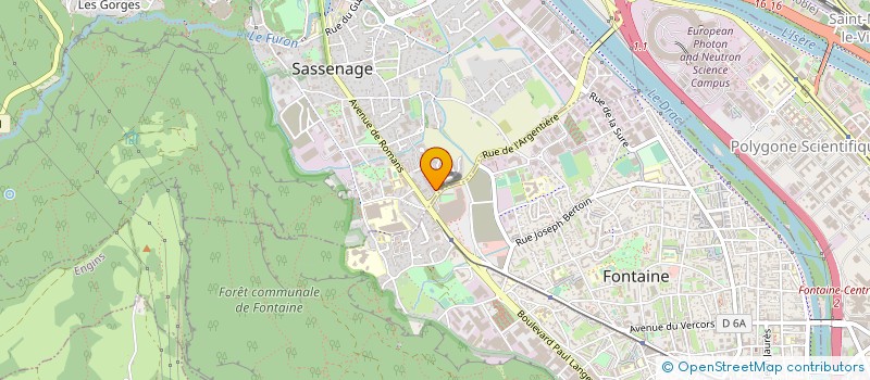 localisation de l'entreprise JSA PLOMBERIE à SASSENAGE
